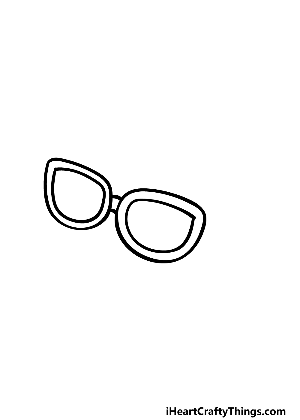 Cartoon Sunglasses Drawing How To Draw Cartoon Sunglasses Step 