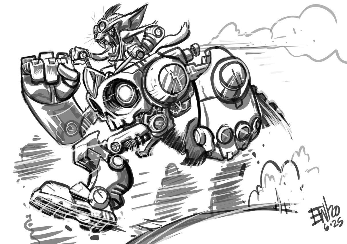 mech drawing