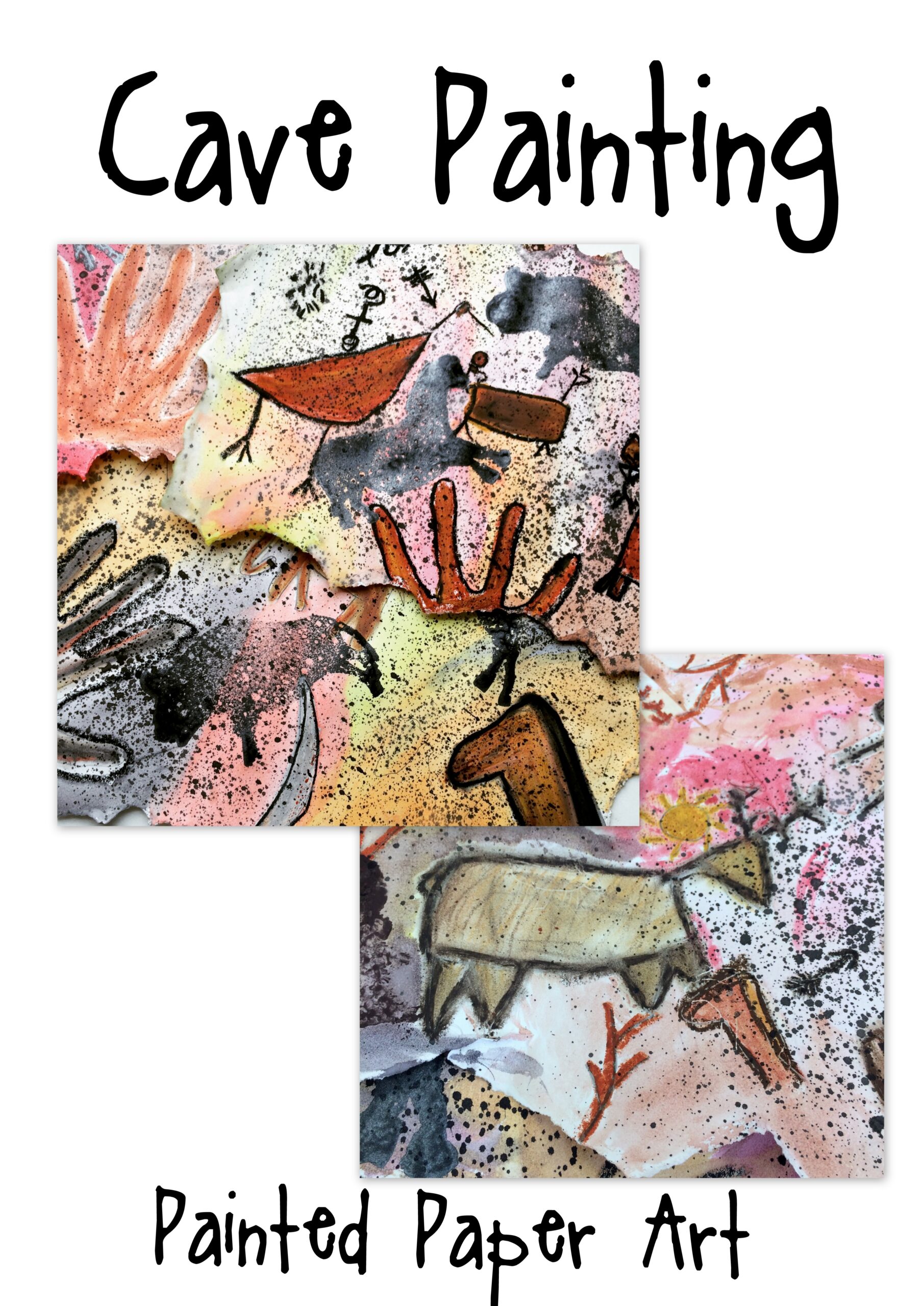 drawing cave paintings