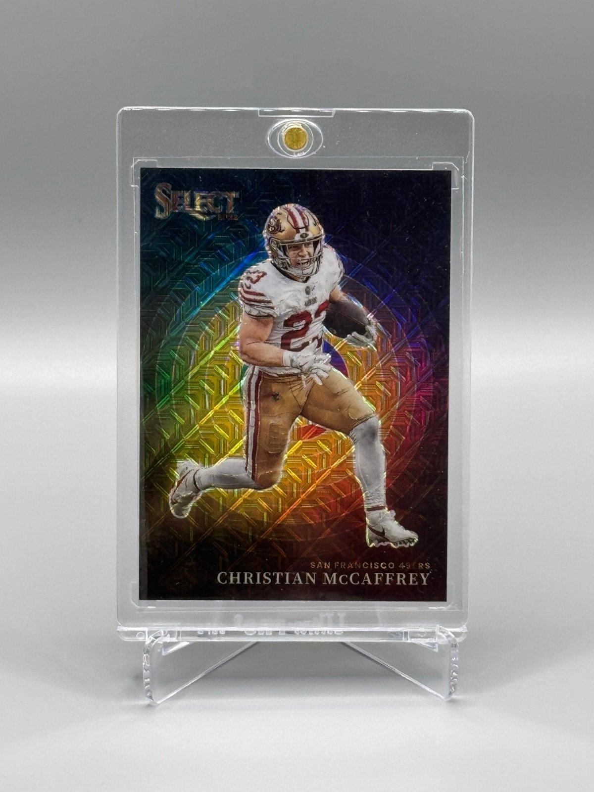 Christian McCaffrey Gold Color Wheel 10
