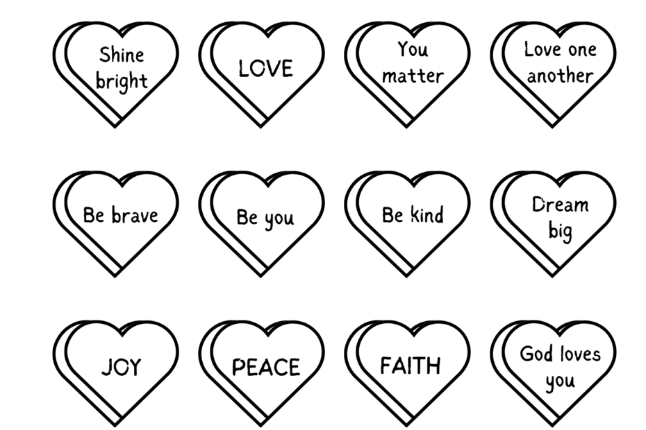Christian Valentines Day Coloring Pages Out Upon The Waters