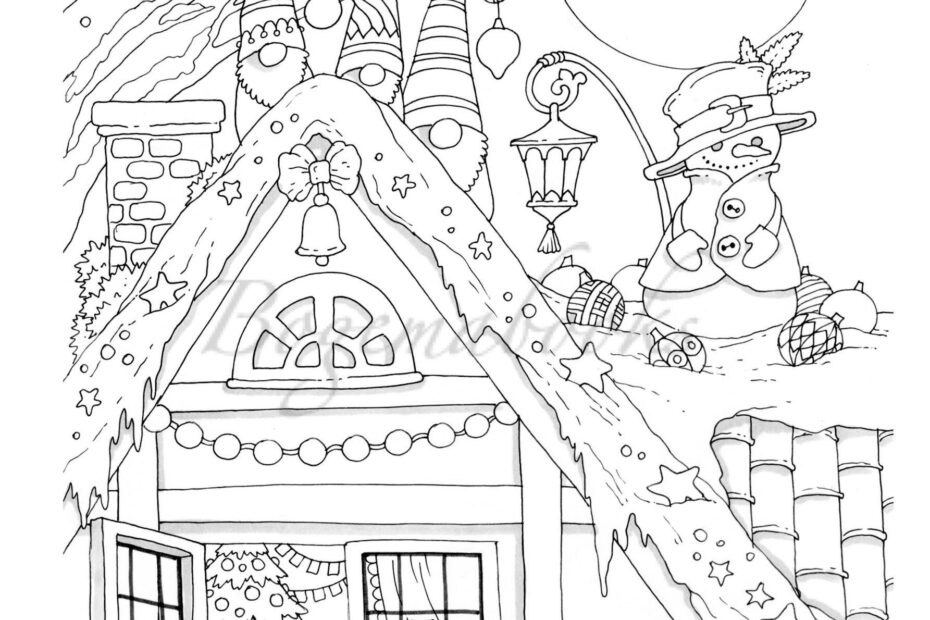 Christmas adult Coloring Book Printable Coloring Pages Coloring Book PDF Digital Coloring Pages Stress Relieving Relaxation Coloring Etsy