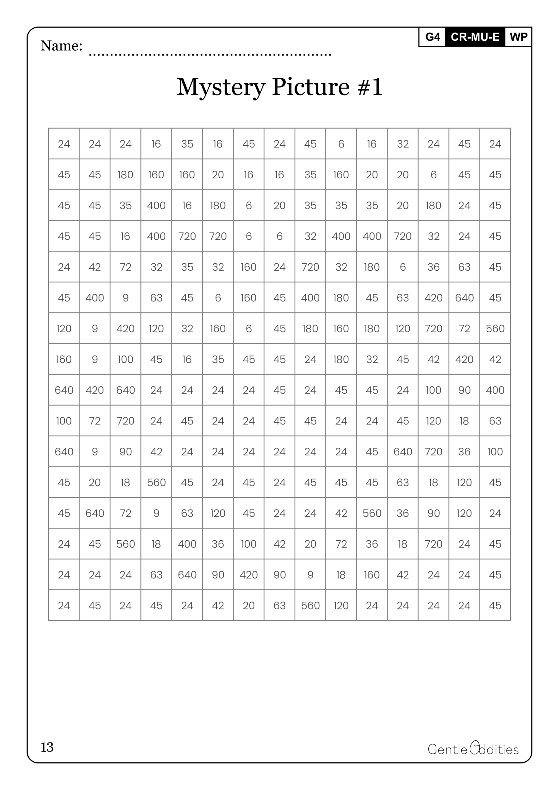 Christmas Math Mystery Pictures Grade 4 Addition Subtraction Multiplication Division Made By Teachers