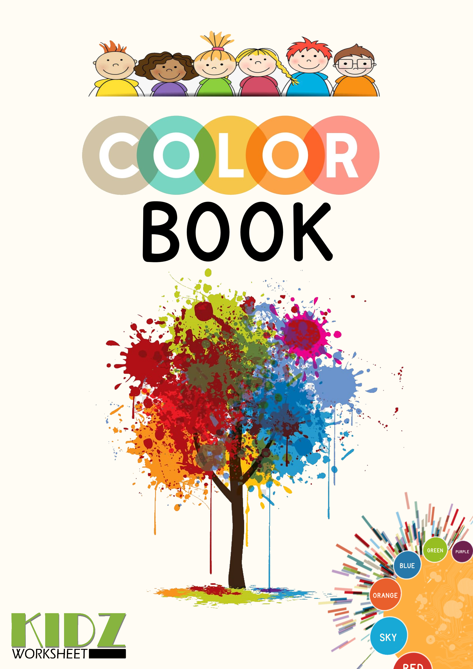 Color Book For Kindergarteners And Grade 1