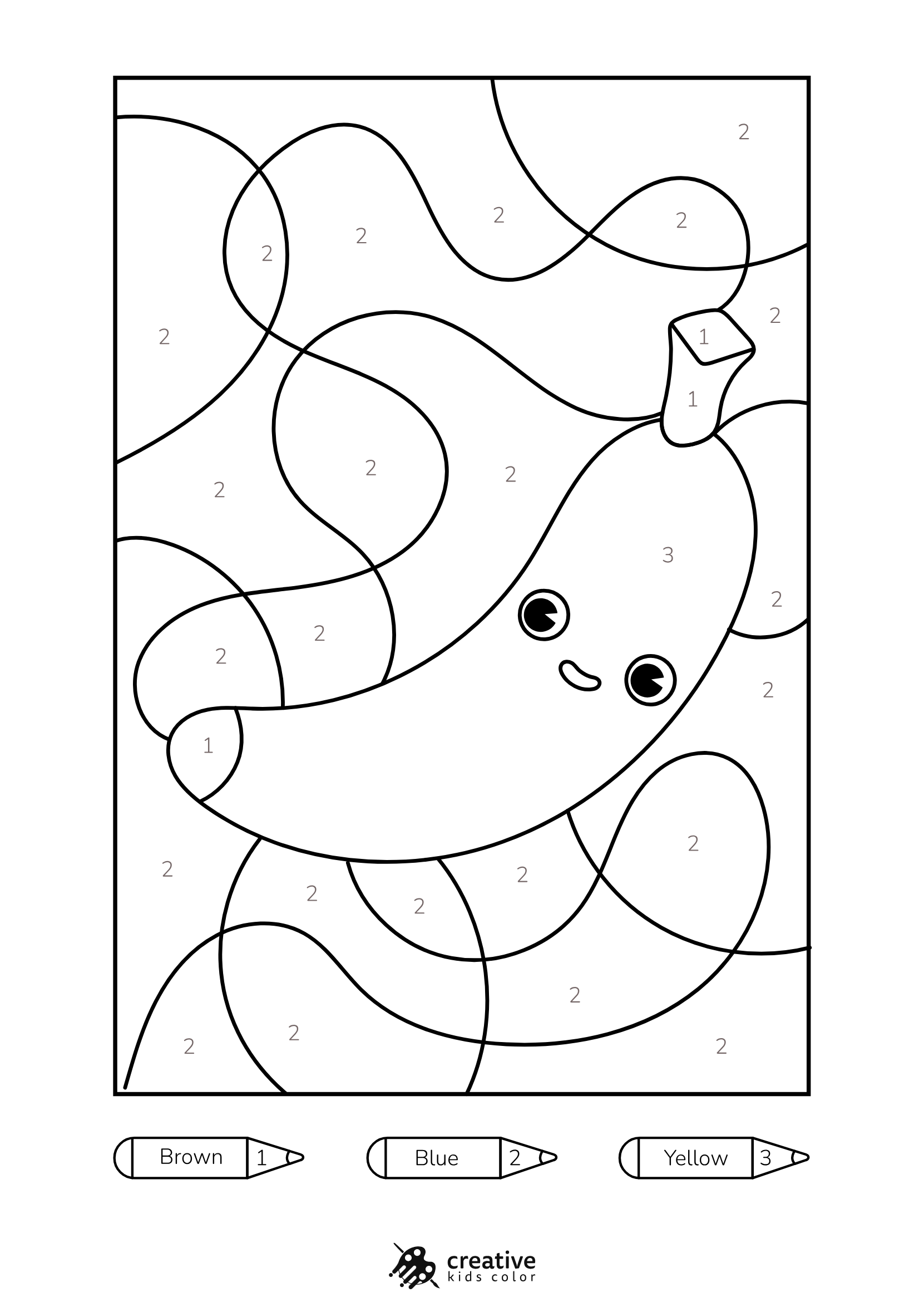 easy color by number