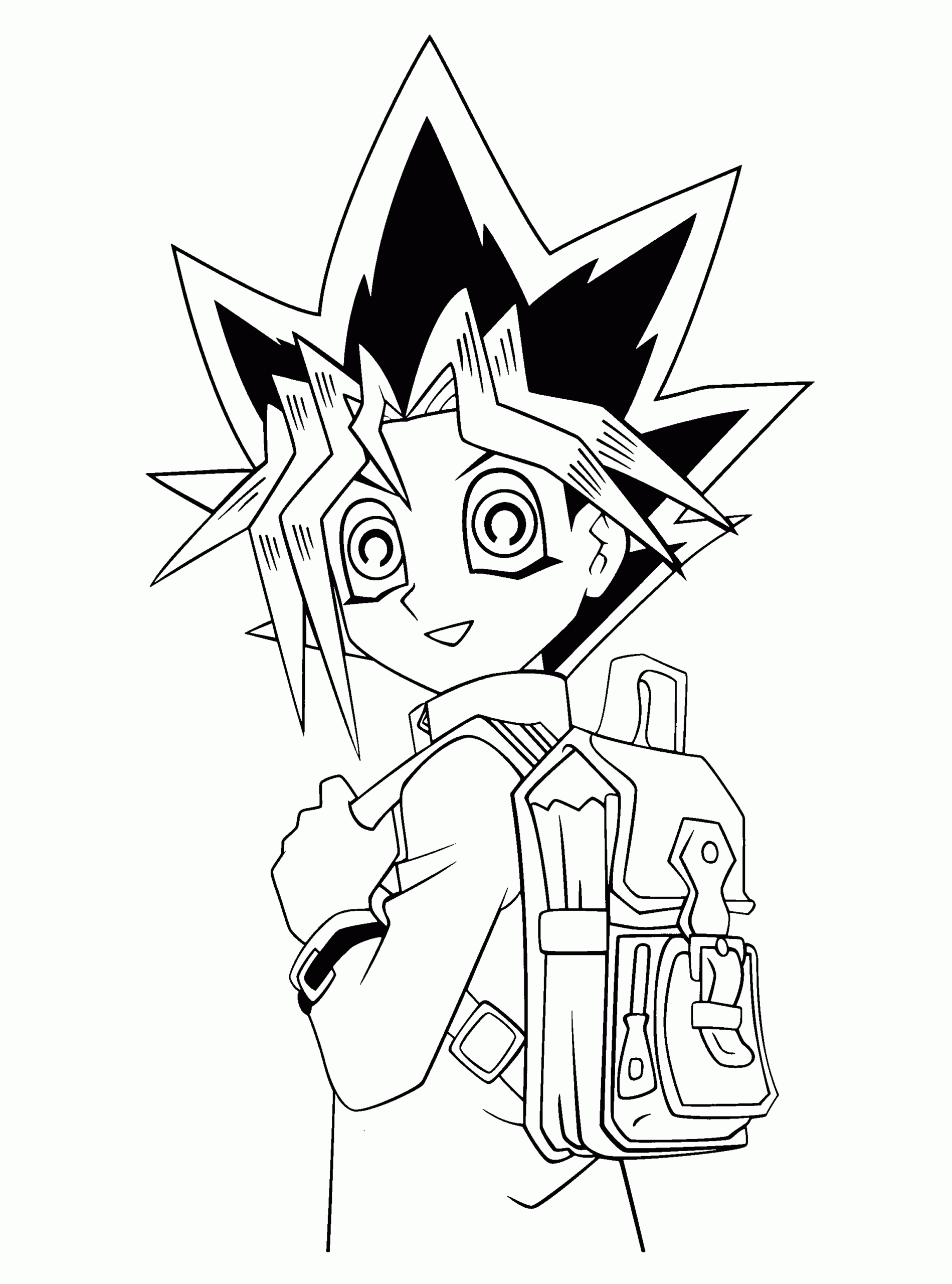 Coloring Page Yu Gi Oh Coloring Pages 17