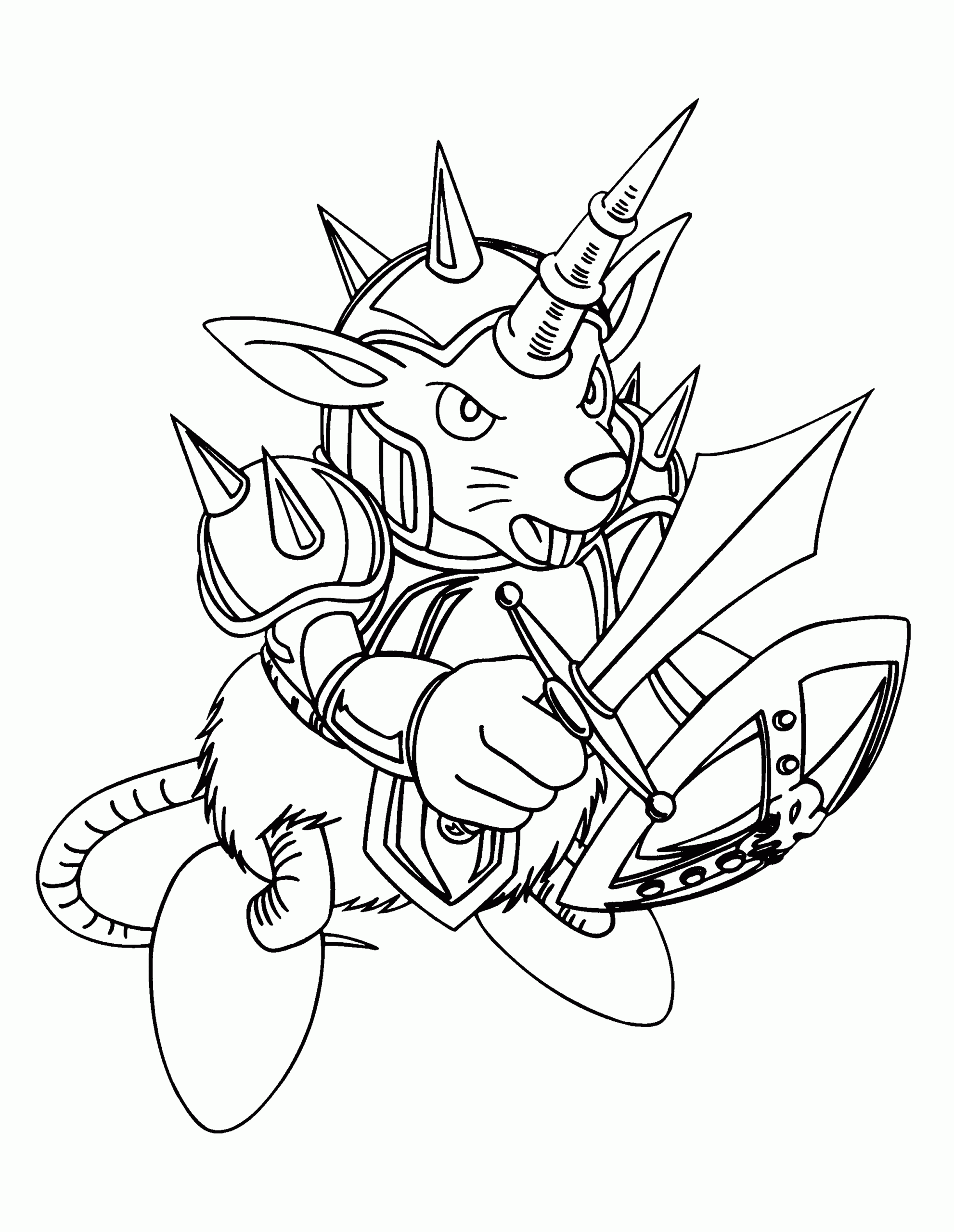 Coloring Page Yu Gi Oh Coloring Pages 92