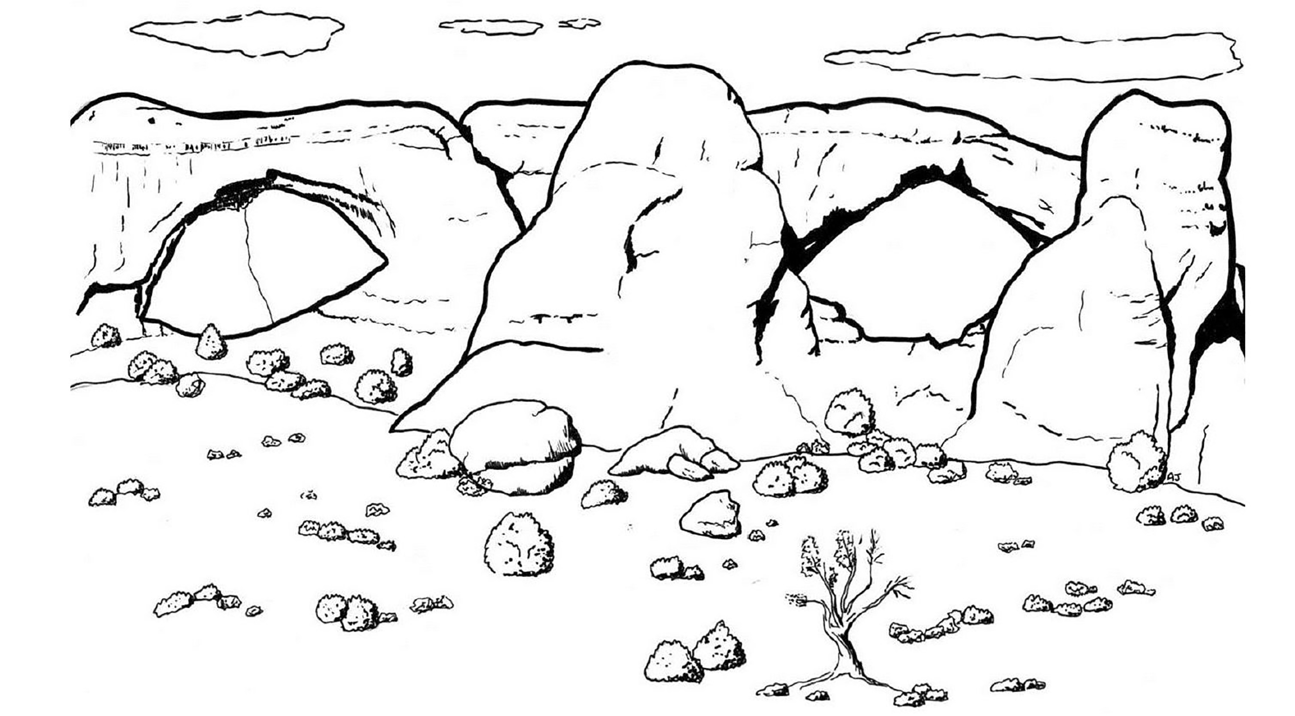 Coloring Pages Arches National Park U S National Park Service 