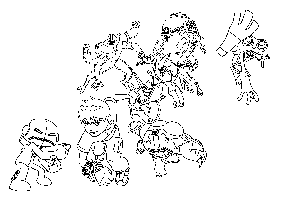 Coloring Pages Coloring For Kids Ben 10