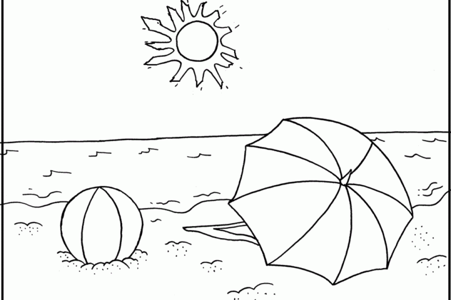 Coloring Pages Preschool Summer Coloring Pages