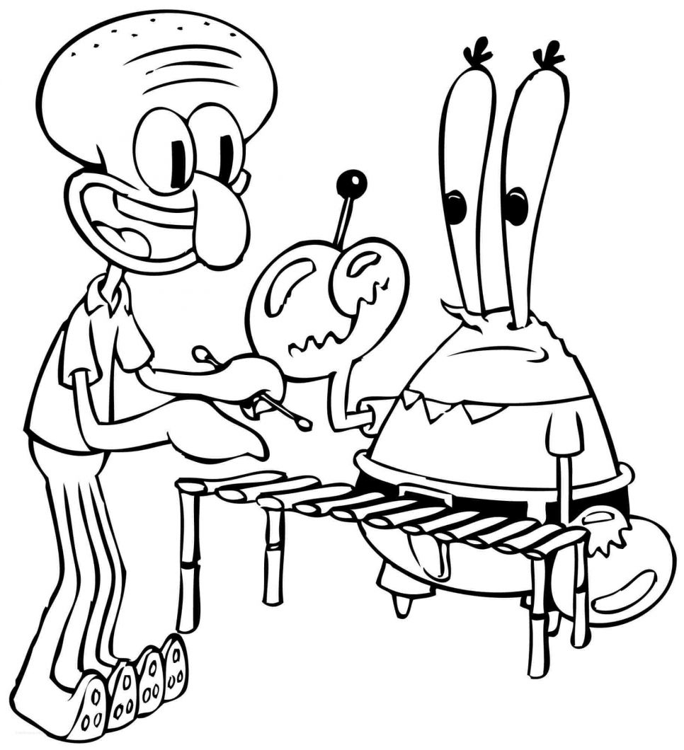 free spongebob coloring pages pdf