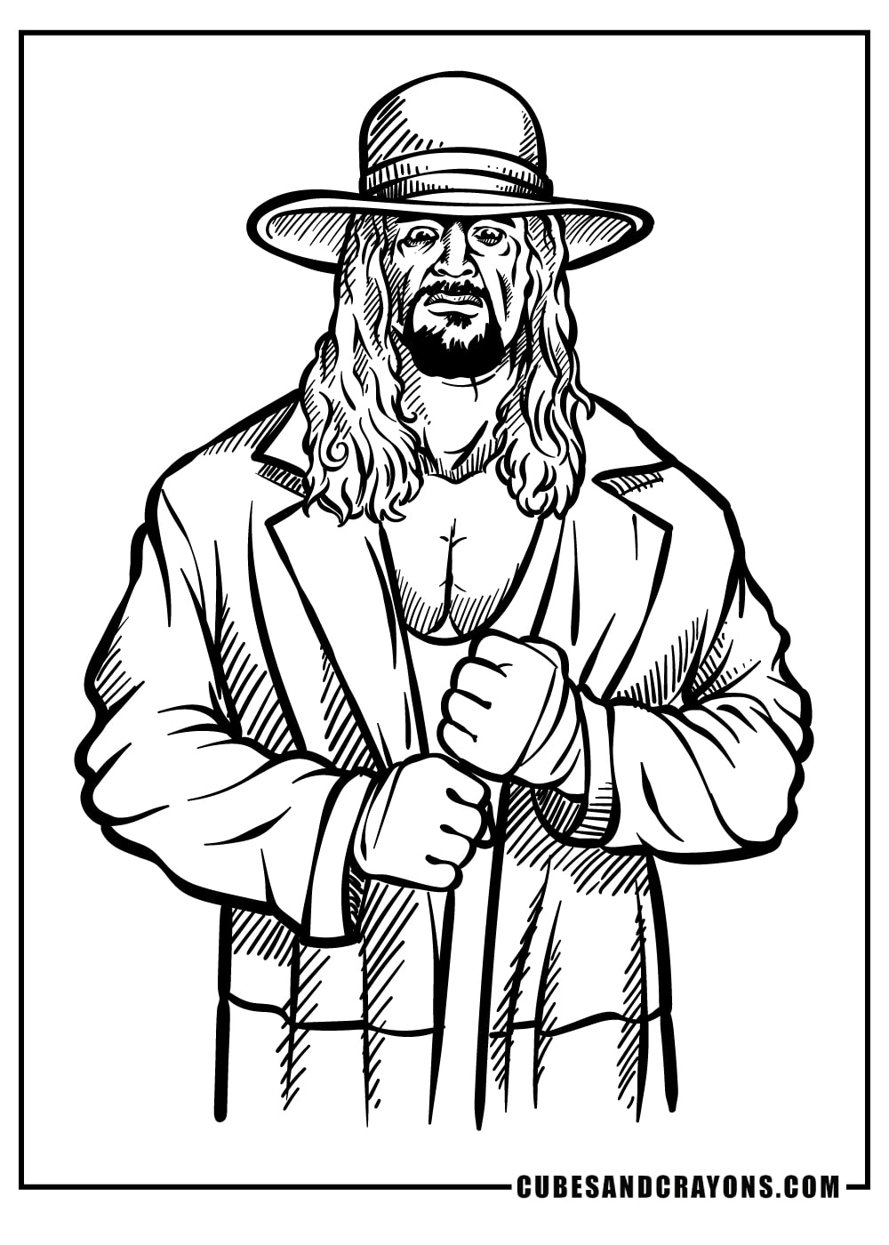 Coloring Pages The Official Wrestling Museum