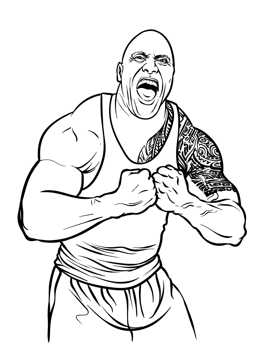 Coloring Pages The Official Wrestling Museum