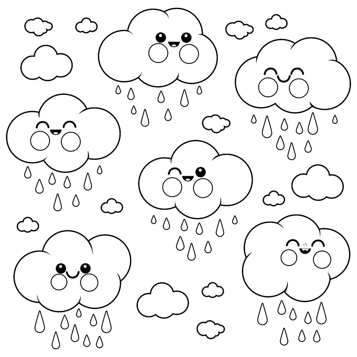 Coloring Pages Weather Coloring Pages