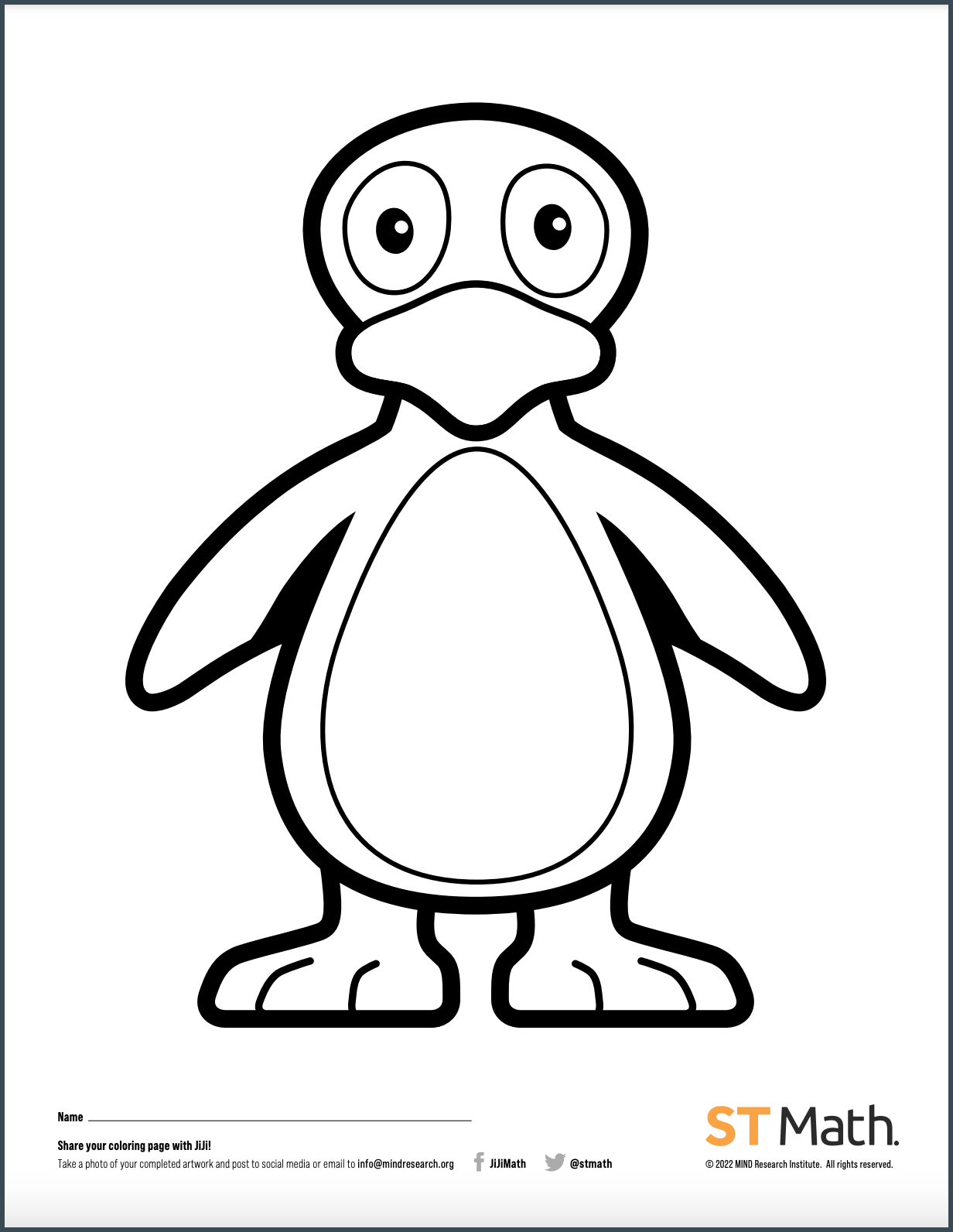 Coloring Sheets ST Math Help