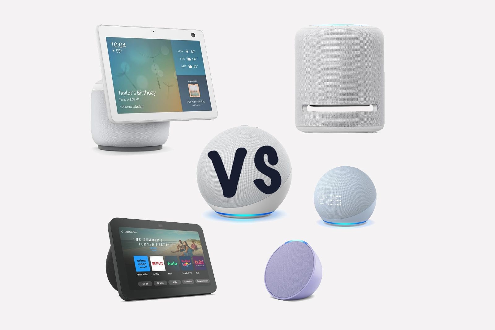 Comparing All The Amazon Echo Devices Echo Dot Echo Pop And Echo Show