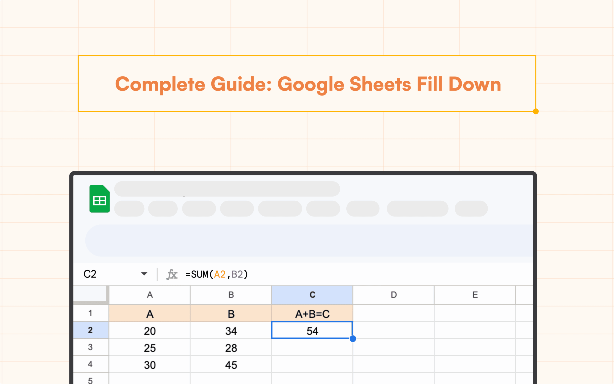 Complete Guide Google Sheets Fill Down Superjoin