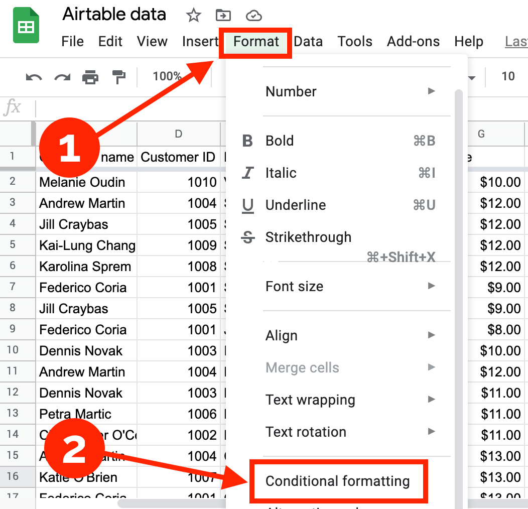 Conditional Formatting In Google Sheets Guide 2025 Coupler io Blog
