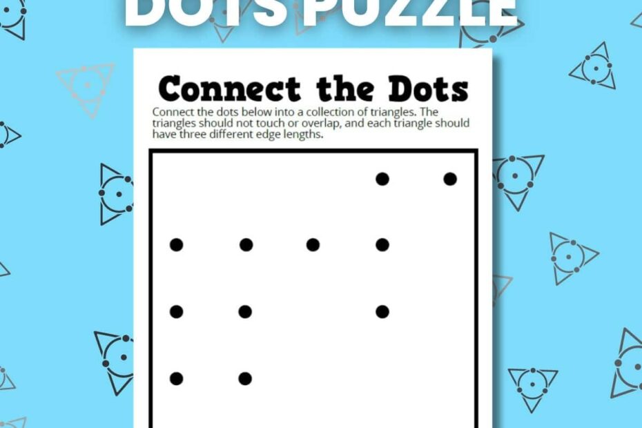 Connect The Dots Puzzle Math U003d Love