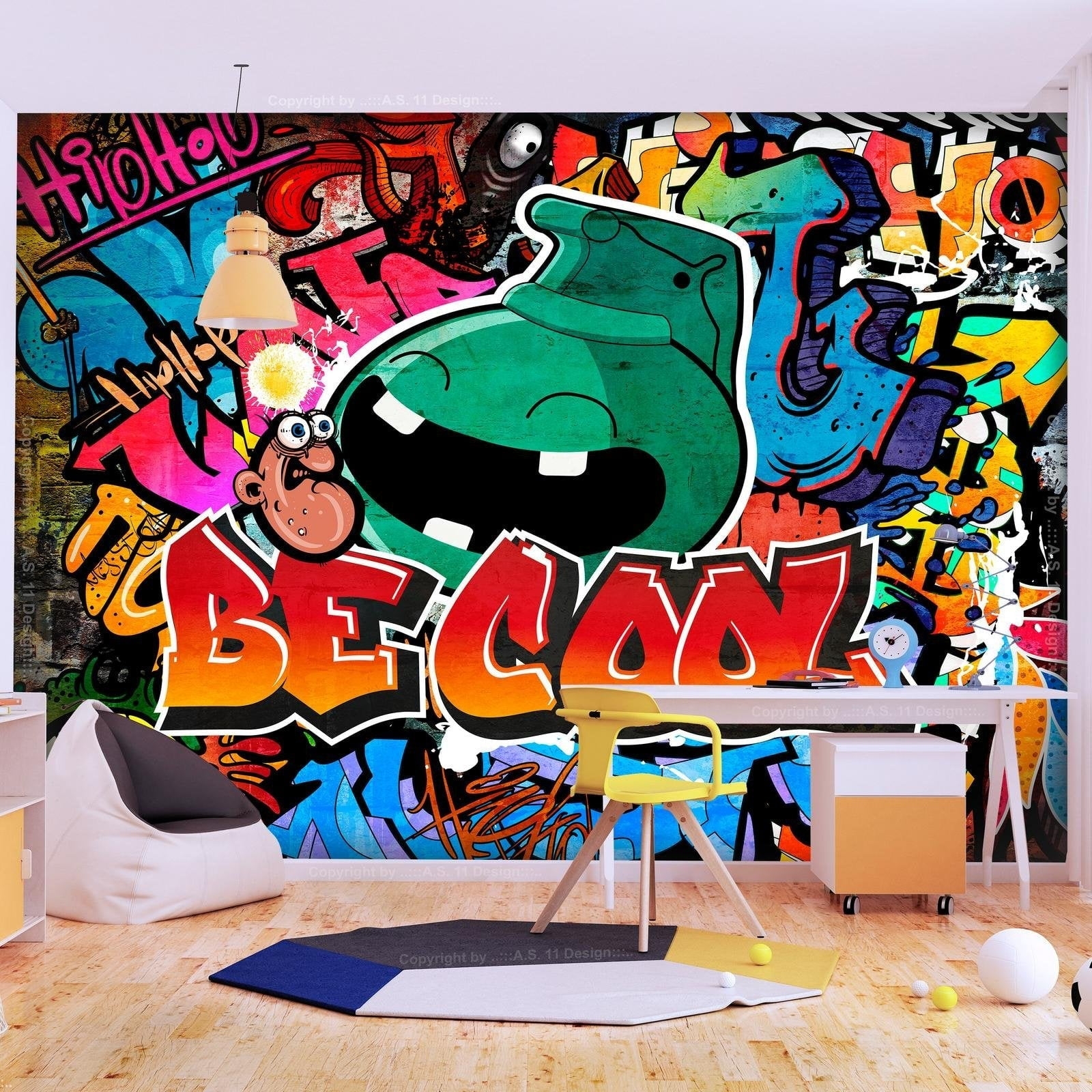 Cool Graffiti Peel And Stick Street Art Wallpaper Liberia Ubuy