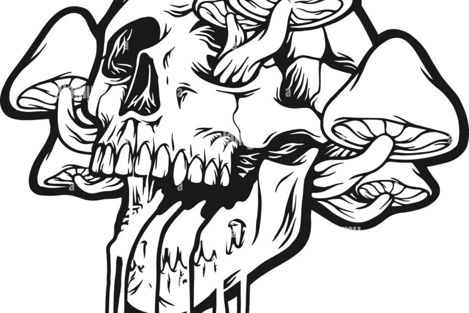 Cool Skull Designs Black And White Stock Photos U0026 Images Alamy