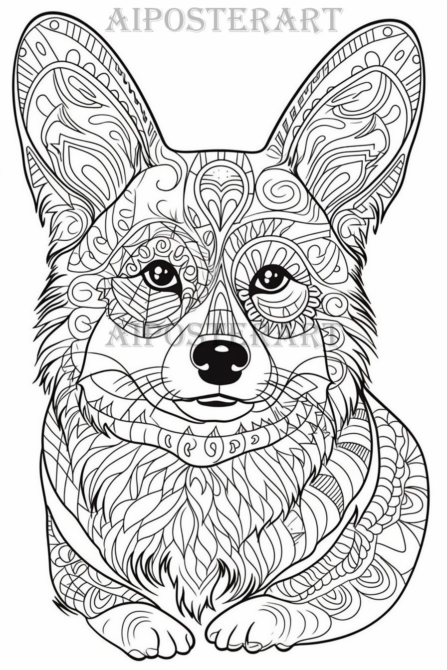 dog coloring pages printable