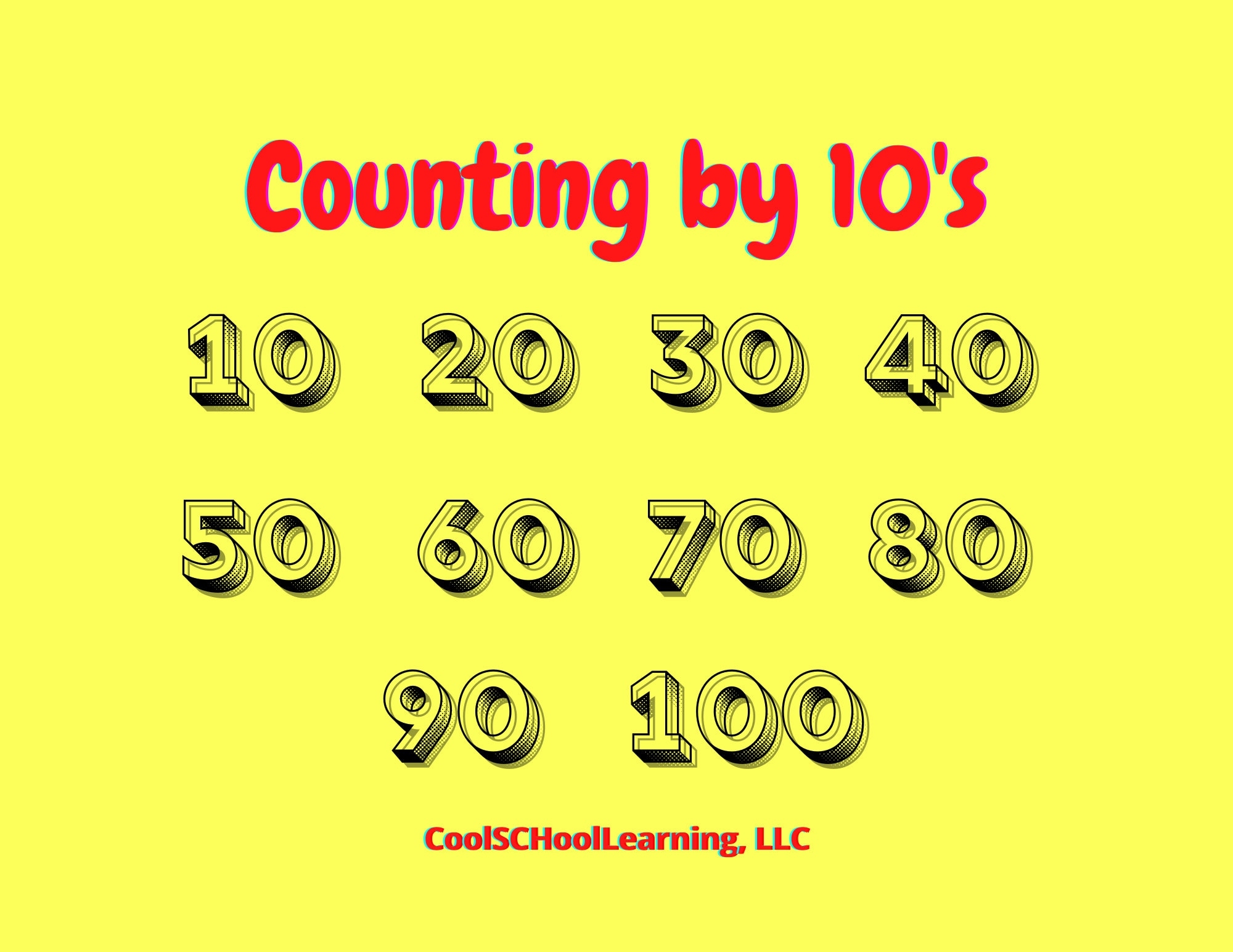 skip counting by 10