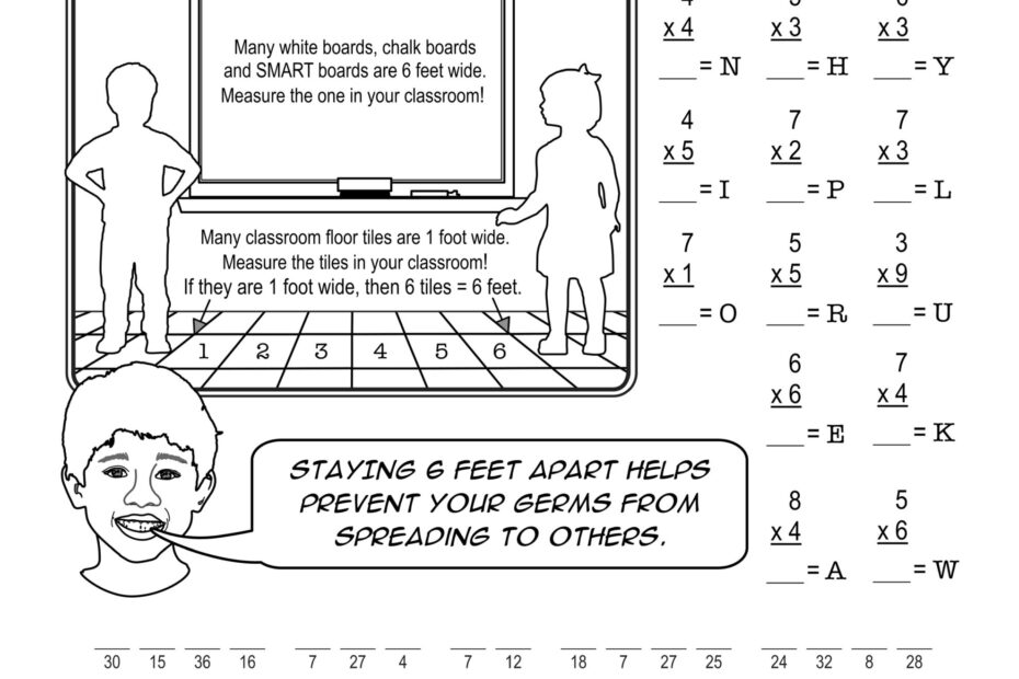 Covid Math Mystery Multiplication Practice Worksheets Library