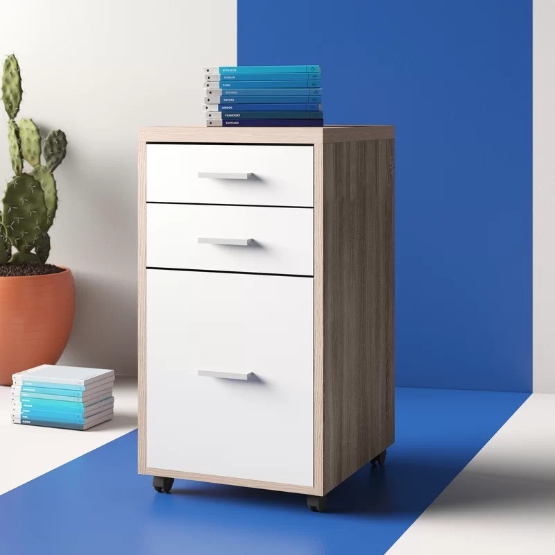 Cube Office Drawer Office Pedestal Three Drawer Office Pedestal