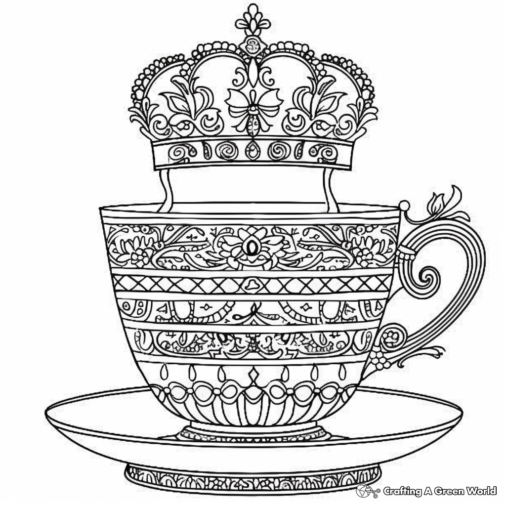 Cup Coloring Pages Free U0026 Printable 