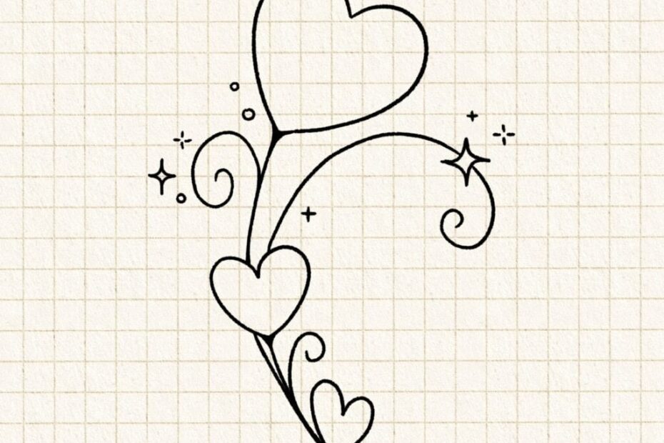 Cute And Easy Love Drawing Ideas A Sleepy Creative