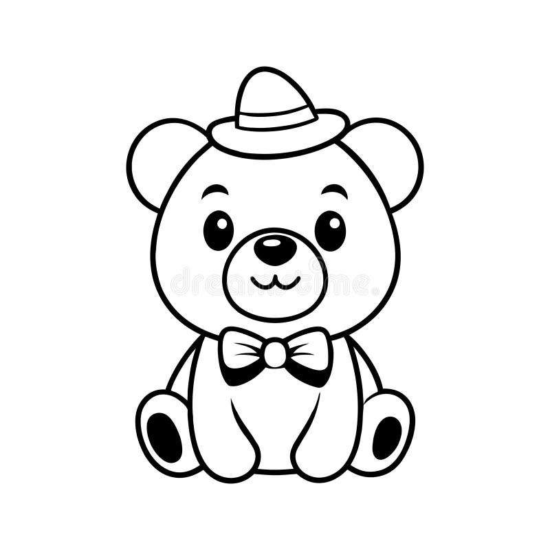 Cute Bear Coloring Stock Illustrations 9 785 Cute Bear Coloring 