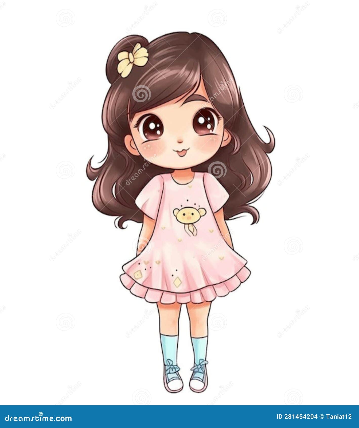 Cute Cartoon Drawing Amazing Beautiful Fashion Stock Illustration Illustration Of Cute Fashion 281454204