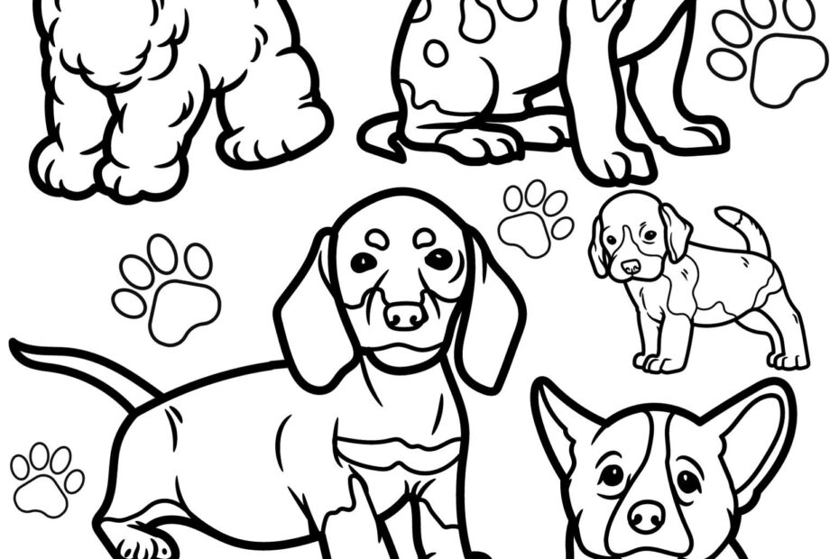 Cute Dog Coloring Pages To Print Crafty Morning