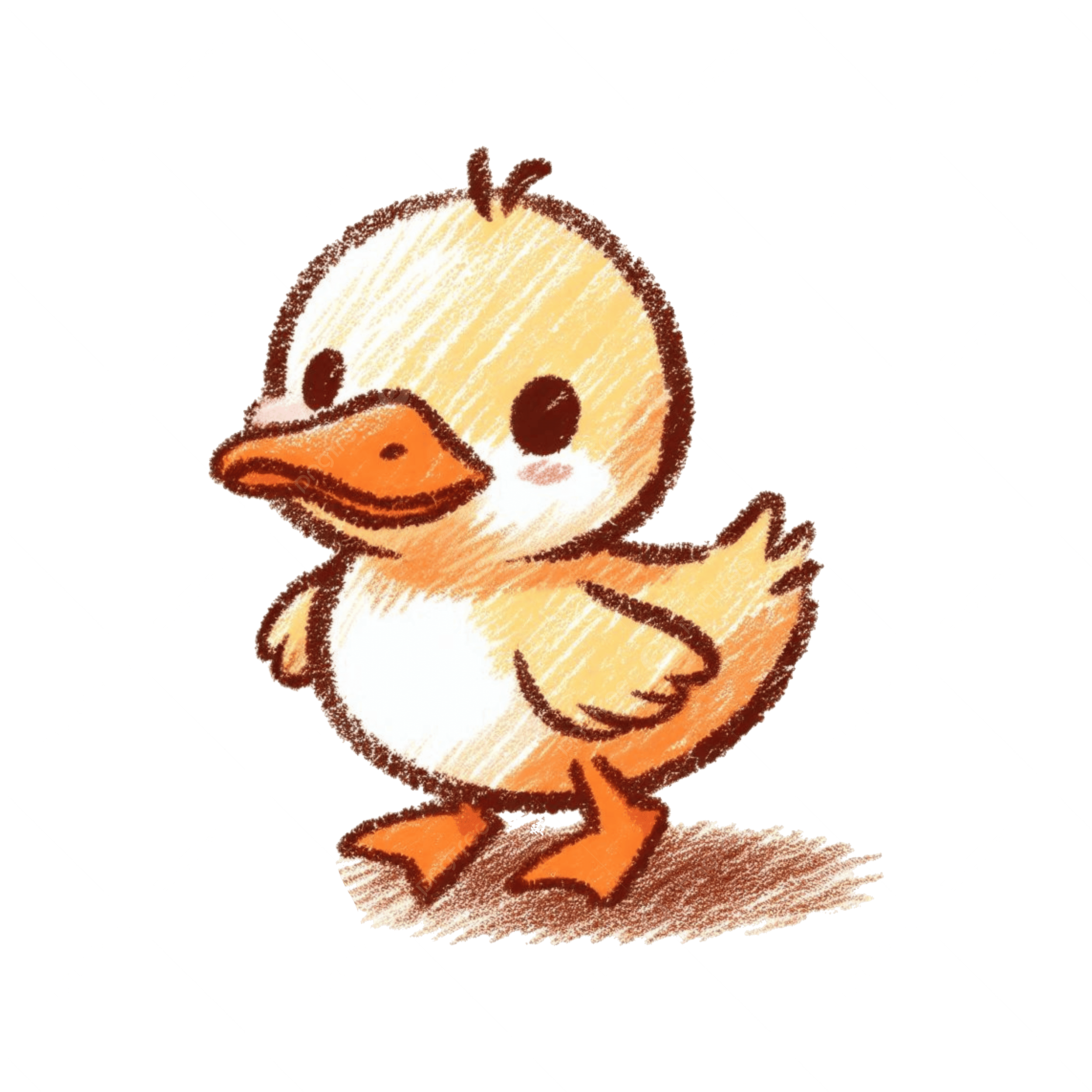cute duck drawing