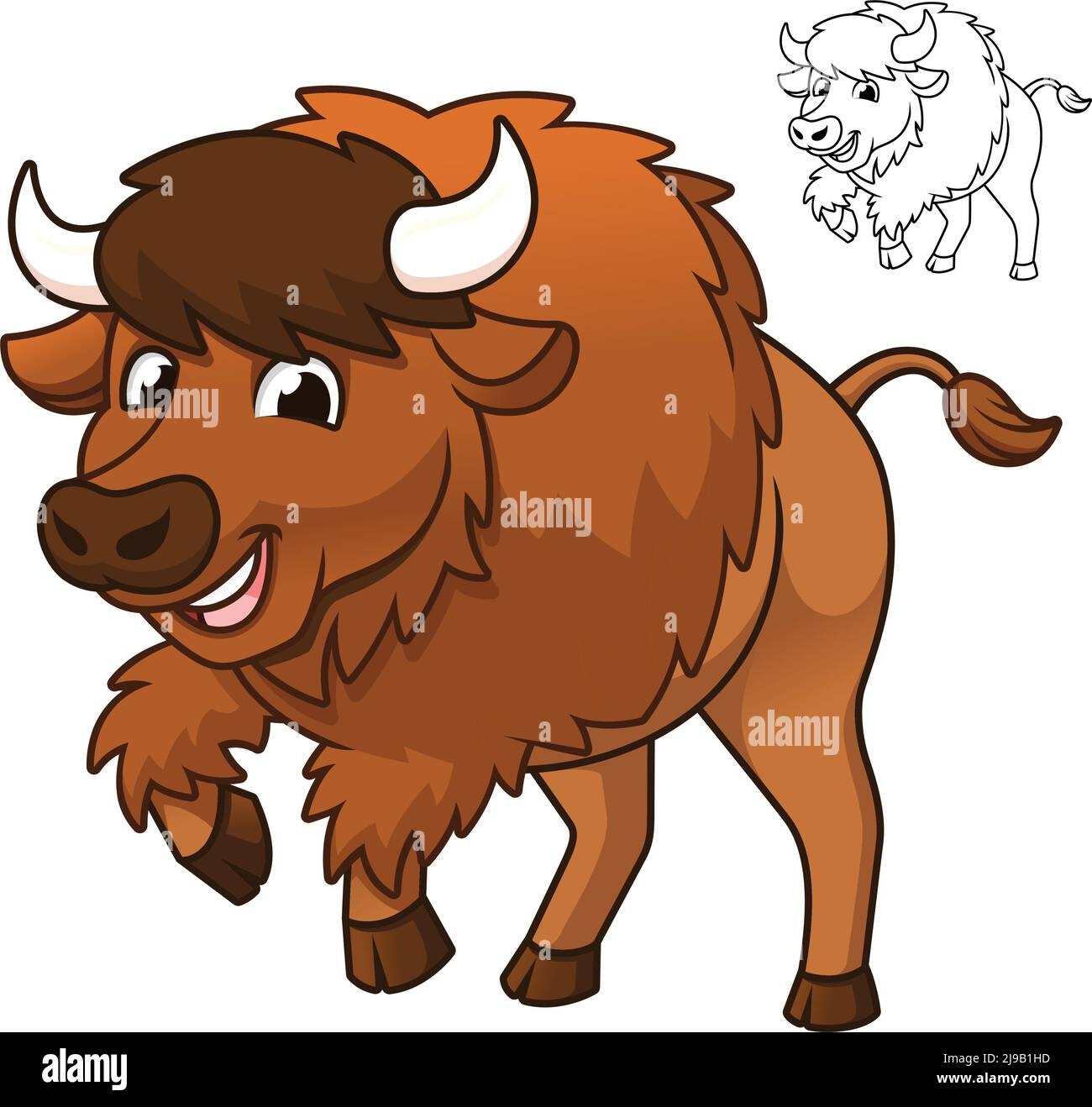 bison drawing