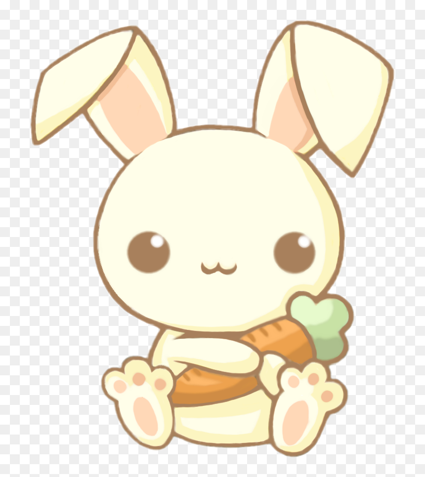 Cute Kawaii Bunny Rabbit Carrot Chibi Animals Adorable Cute 