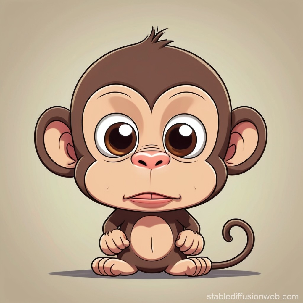 Cute Monkey In Family Guy Style Drawing Stable Diffusion Online