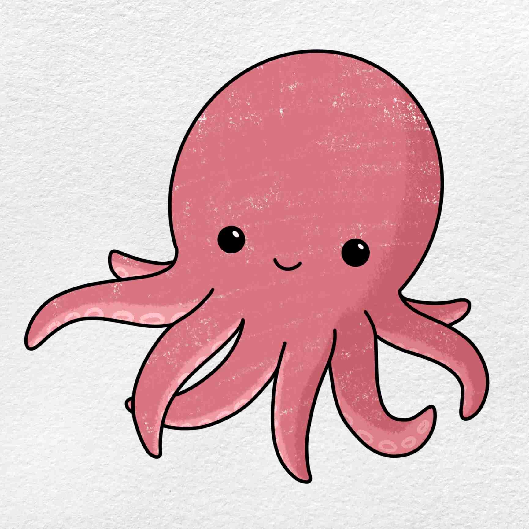 Cute Octopus Drawing HelloArtsy