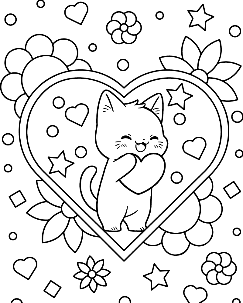 simple adult coloring pages