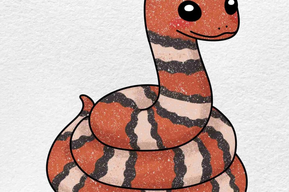 Cute Snake Drawing HelloArtsy
