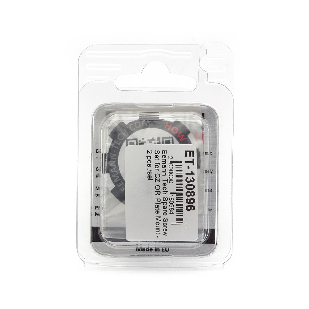 screw size red dot to cz plate
