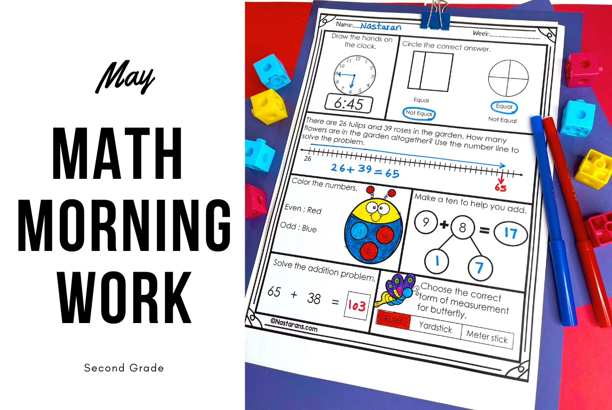 Daily Math Practice Grade 1 Free Nastaran s Resources