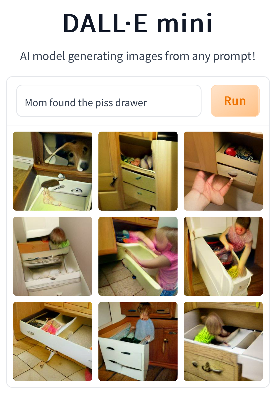 mom found the piss drawer