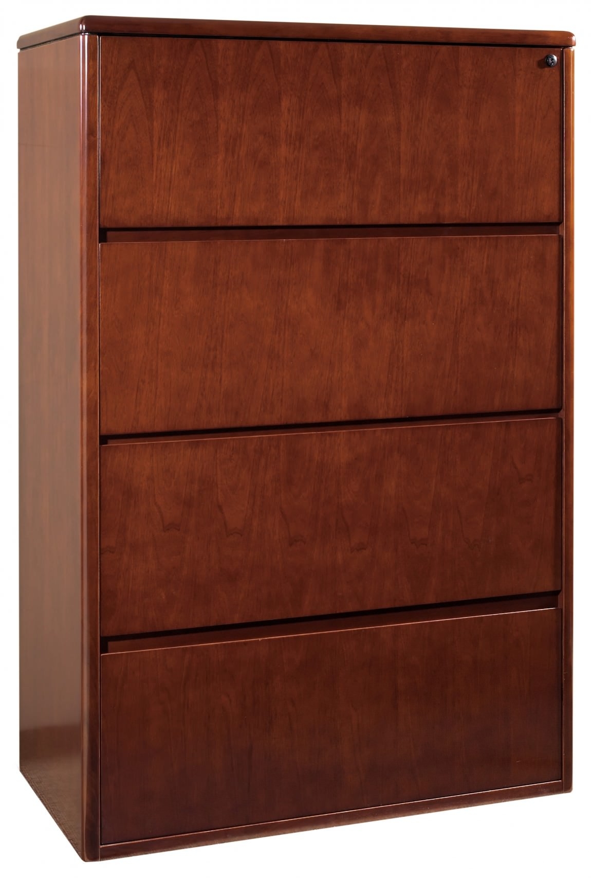 Dark Cherry 4 Drawer Lateral File Cabinet Sonoma By Office Star Products