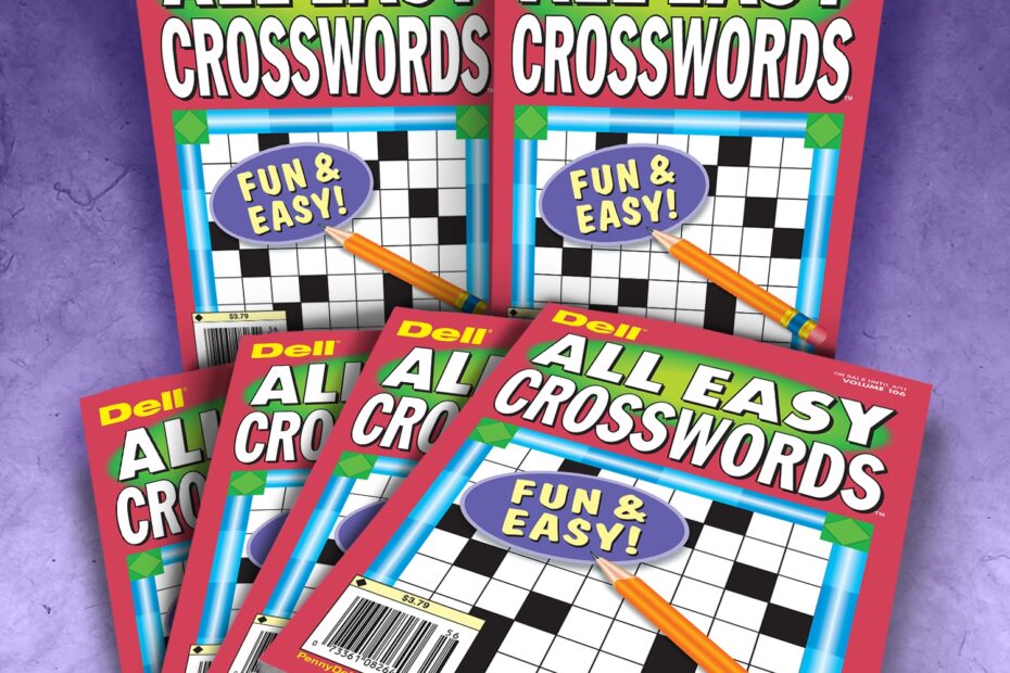Dell Easy Crossword Puzzles Bundle 20