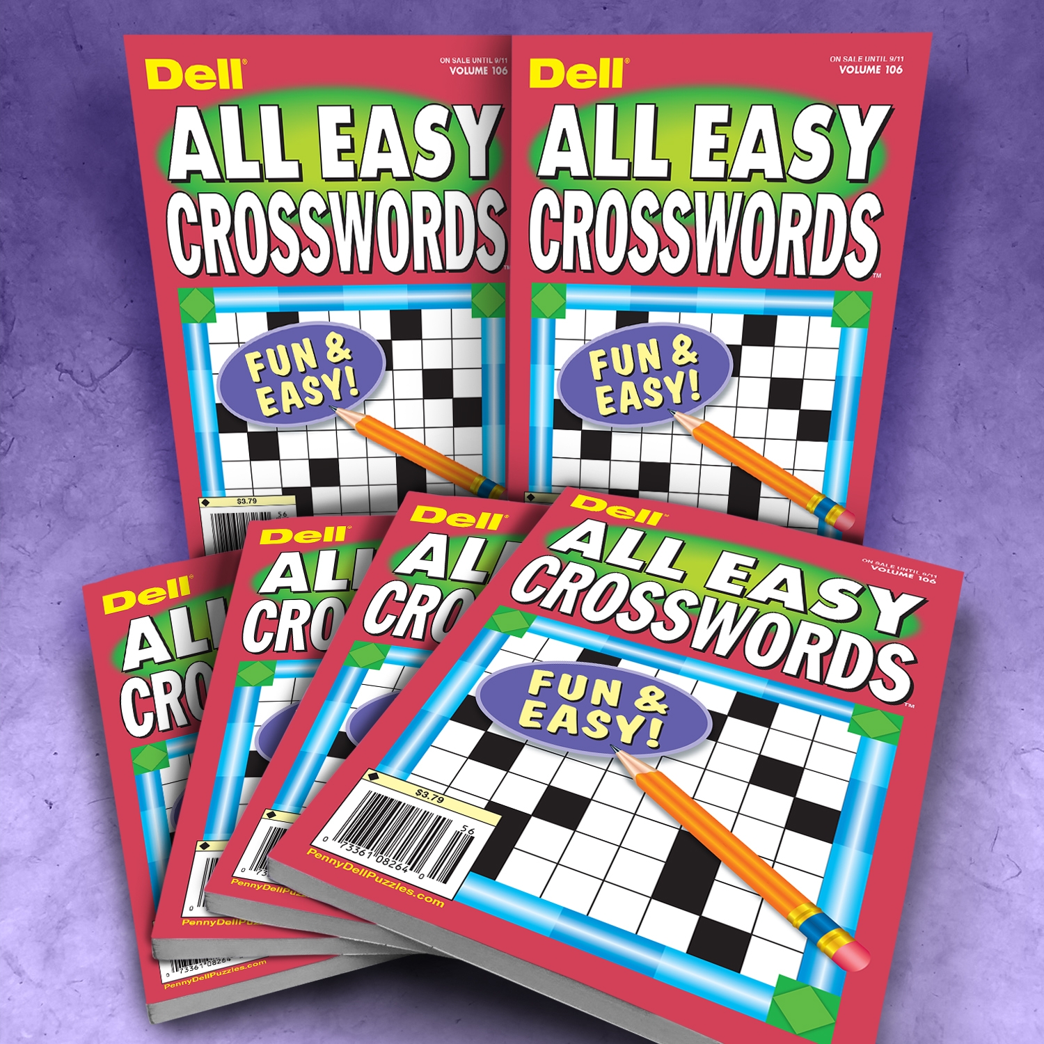 Dell Easy Crossword Puzzles Bundle 20
