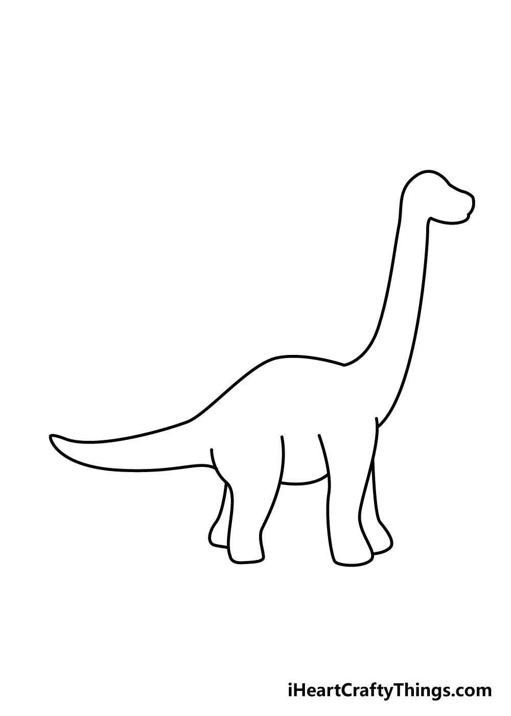 Dinosaur Drawing How To Draw A Dinosaur Step By Step 