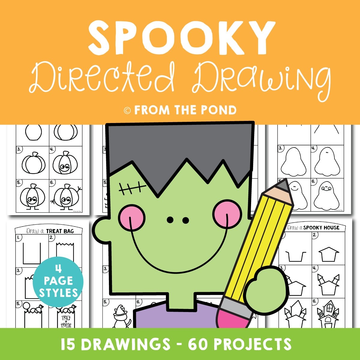 Directed Drawing Resources For Kids From The Pond