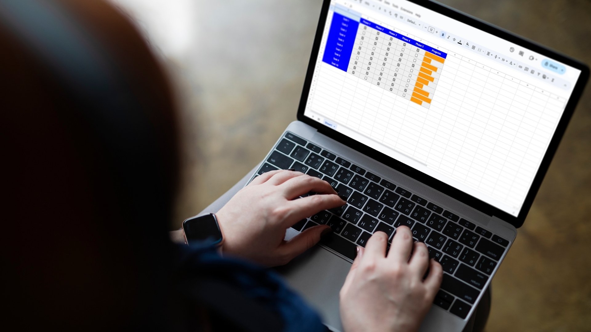 Display Progress Percentages In Google Sheets Intellezy